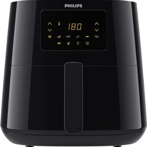 قلاية هوائية فيليبس إسنشيال XL سعة 6.2 لتر بقدرة 2000 وات مع تقنية Rapid Air لون أسود موديل HD9270/90